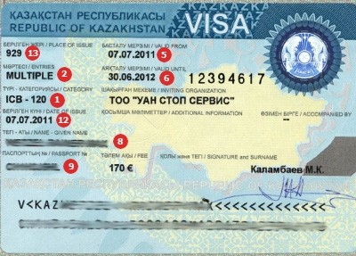 Visum Kasachstan